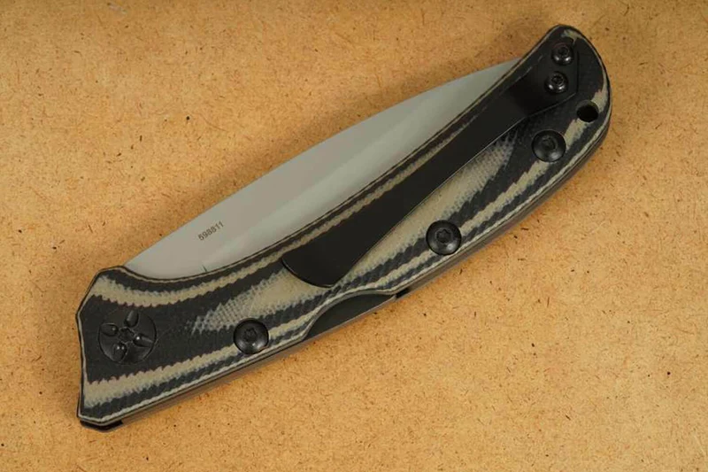 Couteau pliant Herbertz 598811 manche en plaquettes de G10 10,5cm