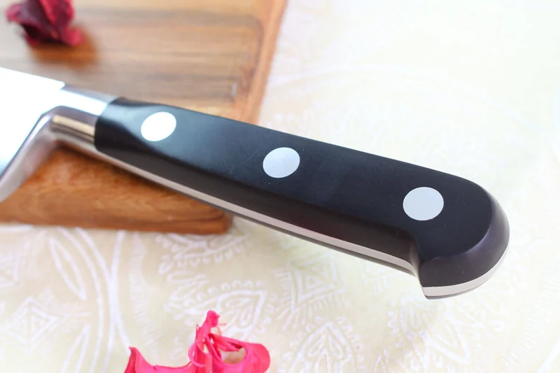 Couteau de chef Sabatier Éléphant Idéal Forgé 20cm manche nylon noir