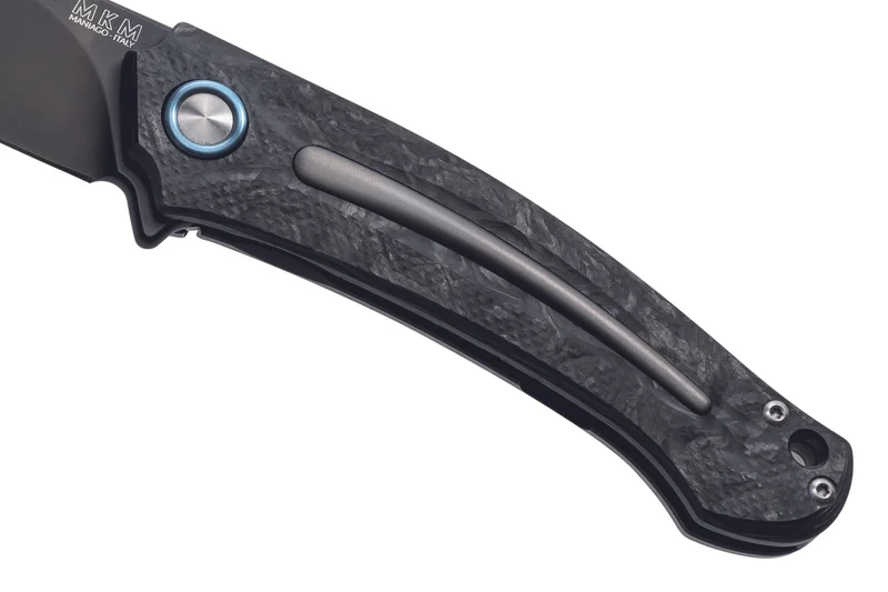 Couteau pliant MKM Arvenis By FOX Knives MK.FX01MCT manche en fibres de carbone/titanium 12cm + étui