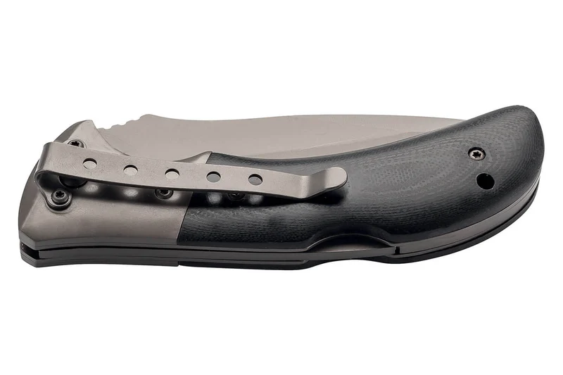 Couteau pliant Herbertz 588112 manche G10 mitre en titane 11,5cm