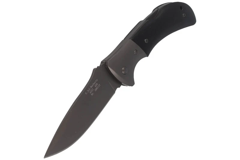 Couteau pliant Herbertz 588112 manche G10 mitre en titane 11,5cm