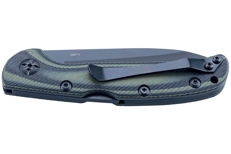 Couteau pliant Herbertz 598711 manche ergonomique G10 bicolore 10,5cm