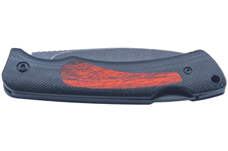 Couteau pliant Herbertz 599110 lame drop point manche en G10 bleu nuit/pakkawood 10cm