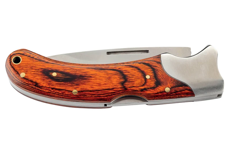Couteau pliant Herbertz 591312 manche pakkawood orange 11,5cm