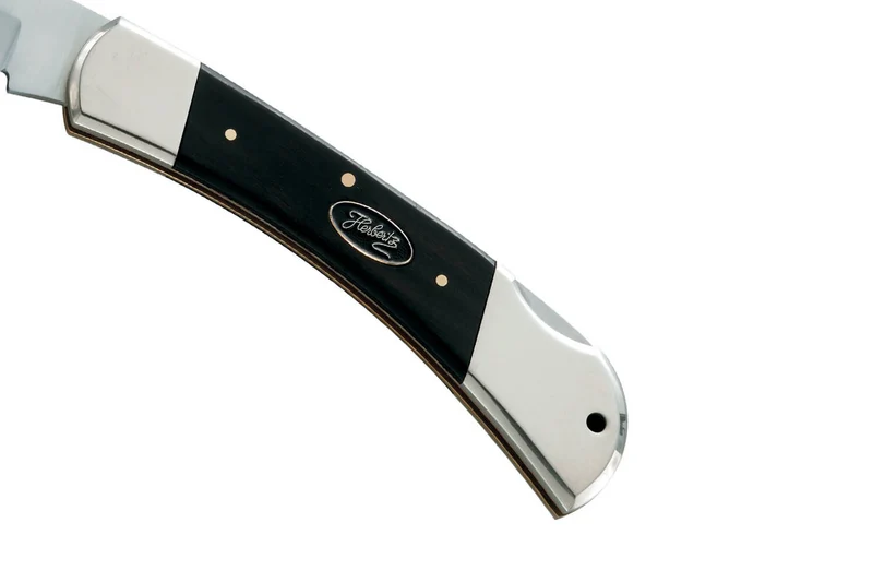Couteau pliant Herbertz 20781 manche bois d'ébène et double mitre