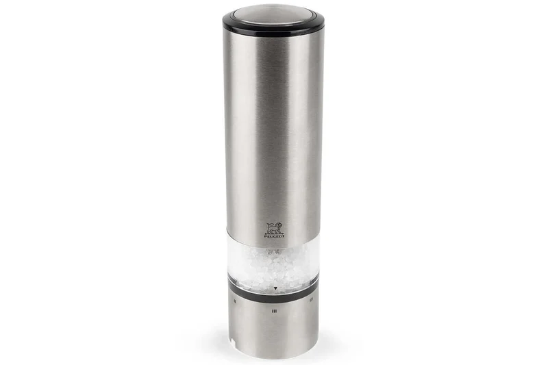 Moulin à sel électrique Peugeot Elis Sense U'Select 20cm en inox avec éclairage