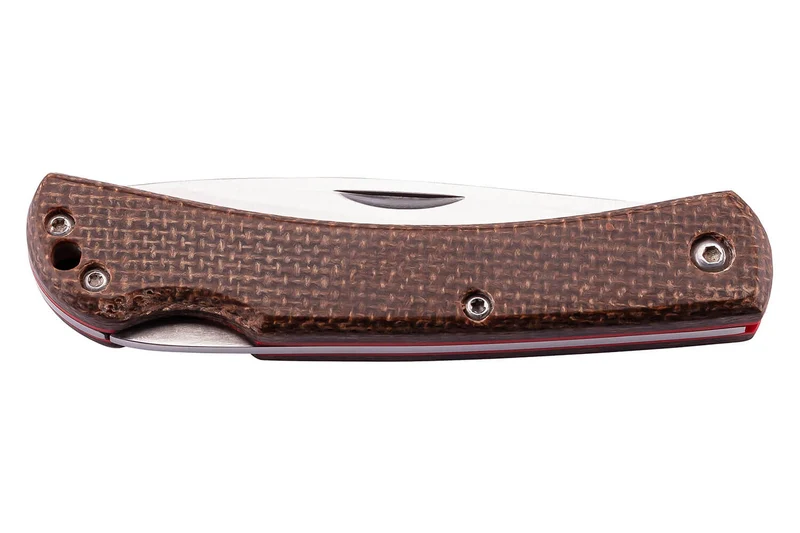 Couteau pliant Herbertz 56401 manche micarta motifs tissés