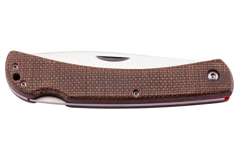 Couteau pliant Herbertz 56401 manche micarta motifs tissés