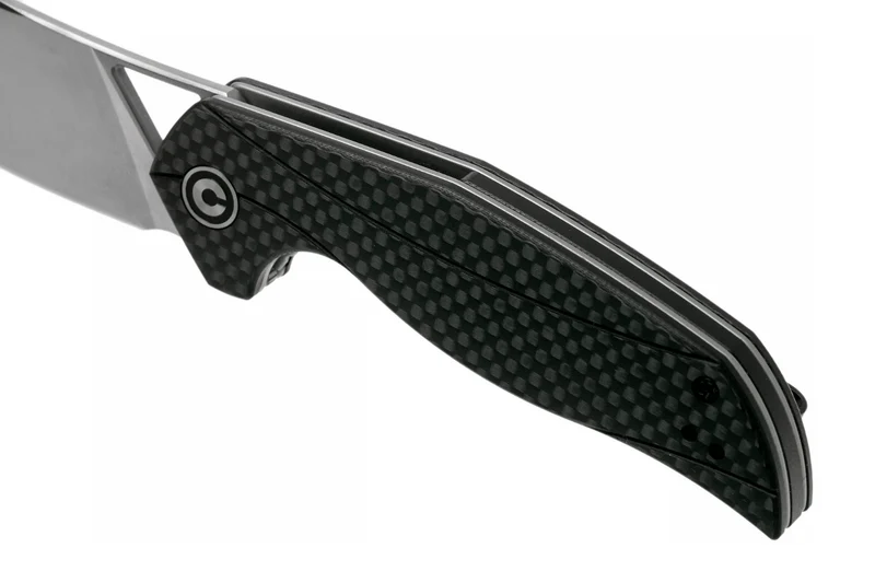 Couteau pliant CIVIVI Anthropos C903C manche en G10/fibre de carbone tout noir 10,6cm