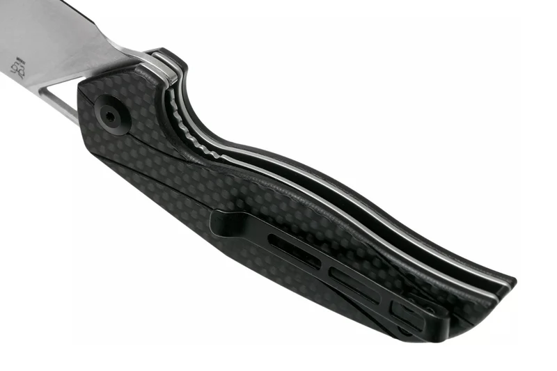 Couteau pliant CIVIVI Anthropos C903C manche en G10/fibre de carbone tout noir 10,6cm