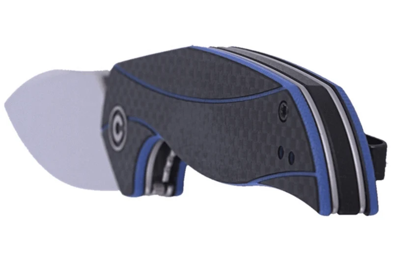 Couteau pliant CIVIVI Anthropos C903B manche en G10/fibre de carbone bleu et noir 10,6cm