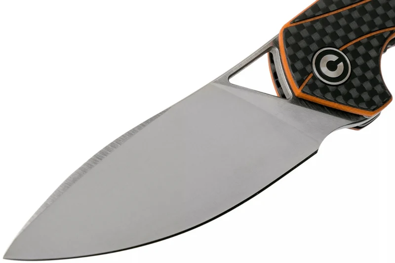 Couteau pliant CIVIVI Anthropos C903A manche en G10/fibre de carbone orange et noir 10,6cm