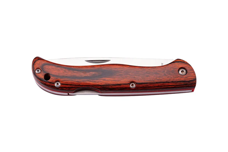 Couteau pliant Herbertz 56381 manche pakkawood rouge