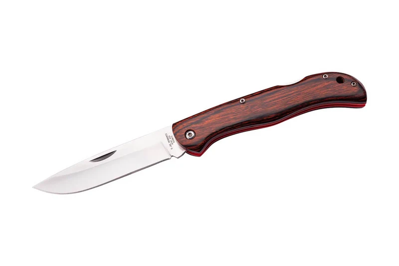 Couteau pliant Herbertz 56381 manche pakkawood rouge