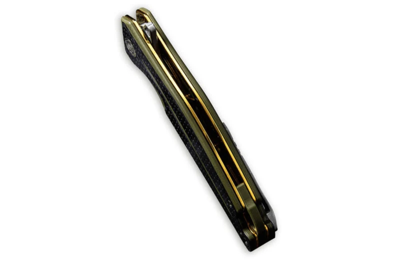 Couteau pliant CIVIVI Statera C901B manche en G10/fibre de carbone vert et noir 11,7cm