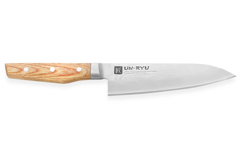 Couteau de chef japonais Shimomura Un-Ryu 17cm damas 33 couches