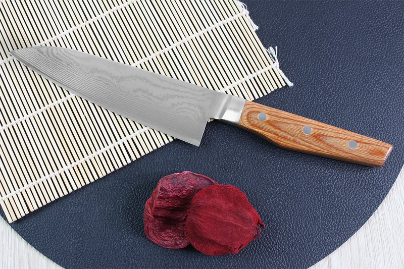 Couteau de chef japonais Shimomura Un-Ryu 17cm damas 33 couches