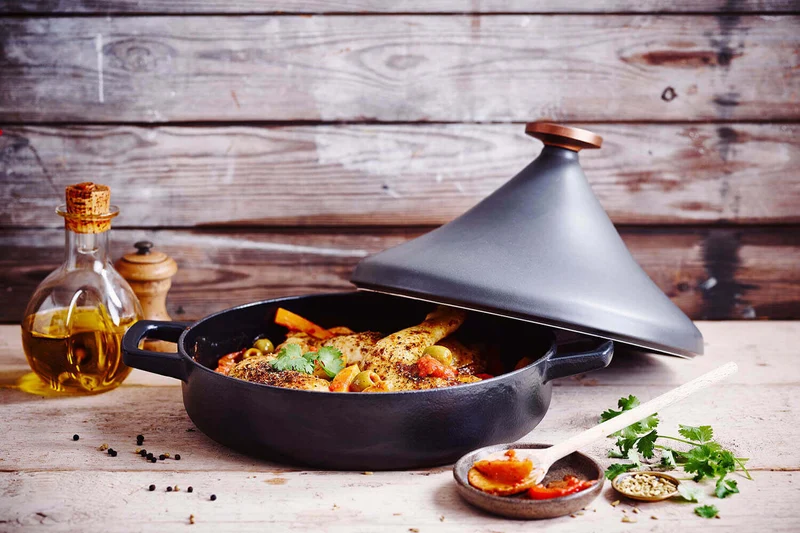 Plat à tajine Beka Nori en fonte émaillée 28cm