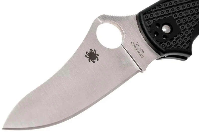 Couteau pliant Spyderco Stretch 2 C90PBK2 manche en nylon/fibre de verre noir 12cm