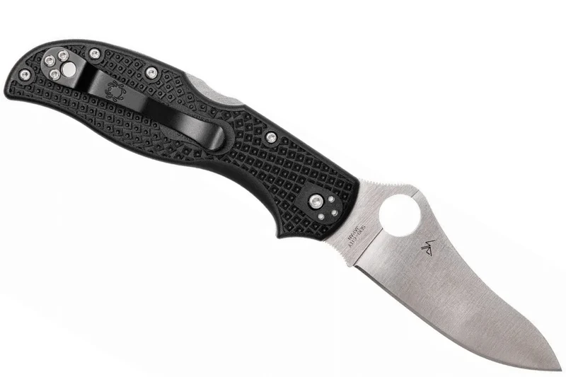 Couteau pliant Spyderco Stretch 2 C90PBK2 manche en nylon/fibre de verre noir 12cm