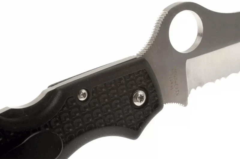 Couteau pliant Spyderco Atlantic Salt C89SBK manche en nylon/fibre de verre noir 11,7cm