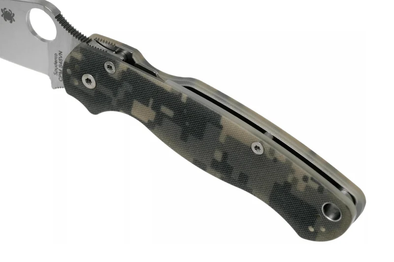 Couteau pliant Spyderco Paramilitary 2 Camo C81GPCMO2 manche G10 12,2cm