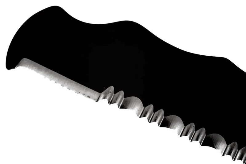 Couteau pliant Spyderco Assist C79PSBBK lame noire dentée manche en nylon/fibre de verre noir 12,2cm