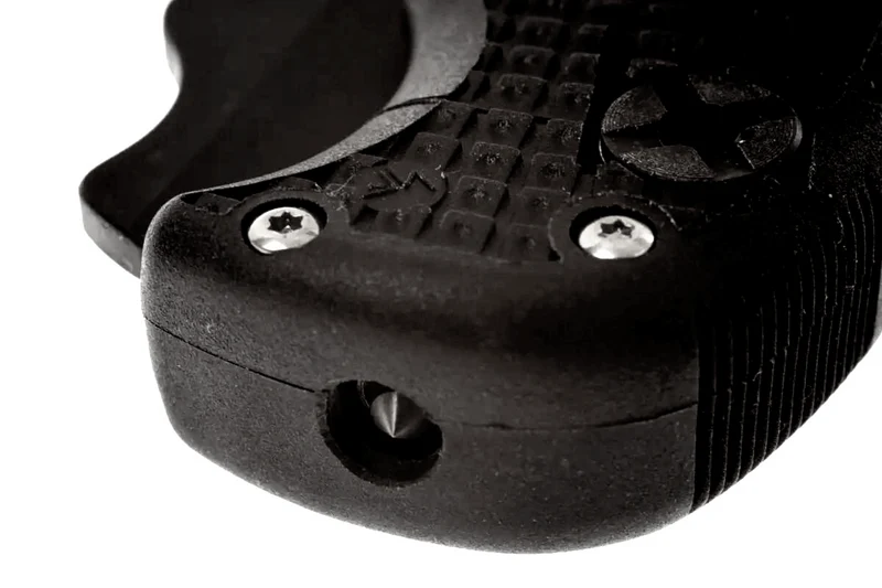 Couteau pliant Spyderco Assist C79PSBBK lame noire dentée manche en nylon/fibre de verre noir 12,2cm