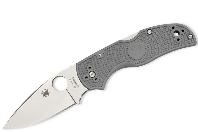 Couteau pliant Spyderco Native 5 C41PGY5 Maxamet manche nylon/fibre de verre gris 10,2cm