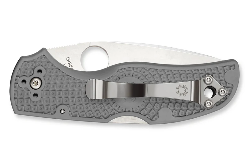 Couteau pliant Spyderco Native 5 C41PGY5 Maxamet manche nylon/fibre de verre gris 10,2cm