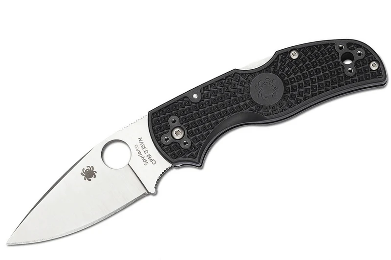 Couteau pliant Spyderco Native 5 C41PBK5 manche en nylon/fibre de verre noir 10,2cm