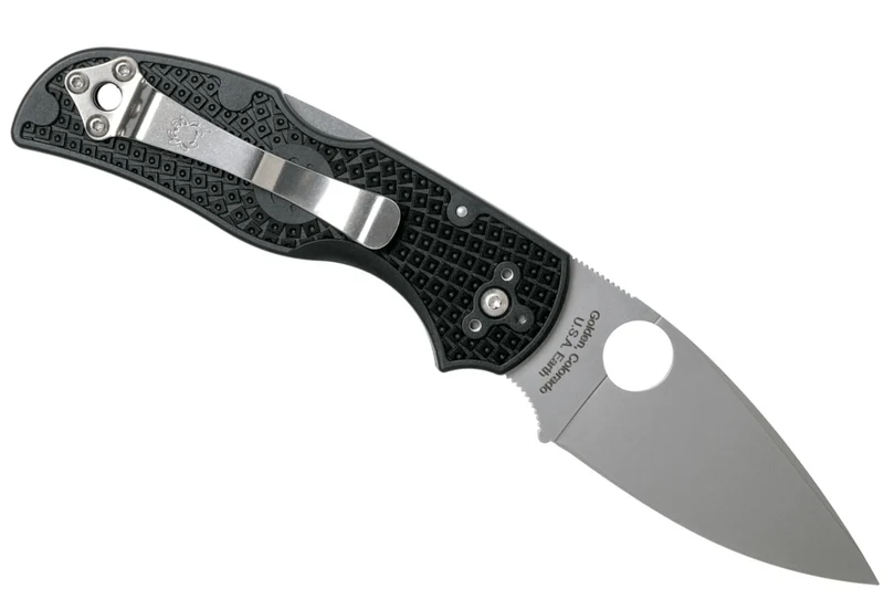 Couteau pliant Spyderco Native 5 C41PBK5 manche en nylon/fibre de verre noir 10,2cm