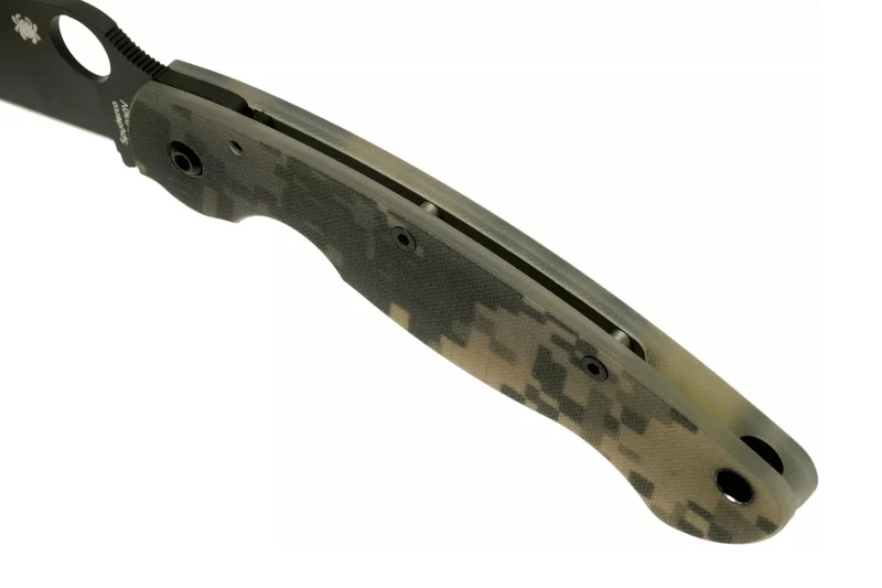 Couteau pliant Spyderco Military C36GPCMOBK manche en G10 camouflé 14cm