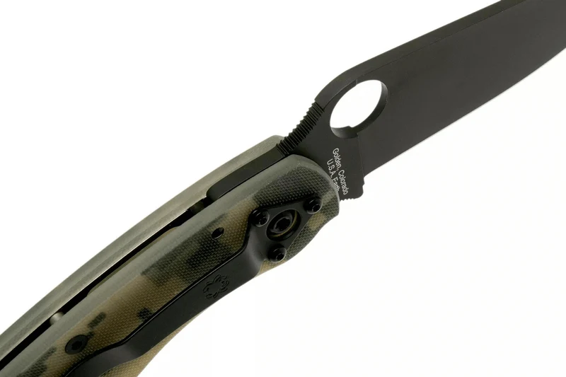 Couteau pliant Spyderco Military C36GPCMOBK manche en G10 camouflé 14cm