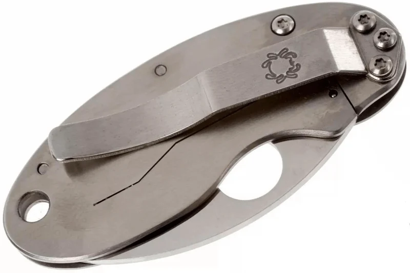 Couteau pliant Spyderco Cricket C29P manche en acier inox 7cm