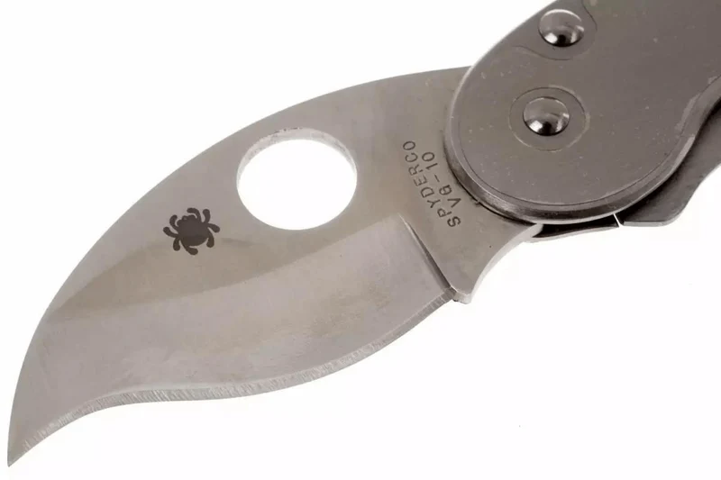 Couteau pliant Spyderco Cricket C29P manche en acier inox 7cm