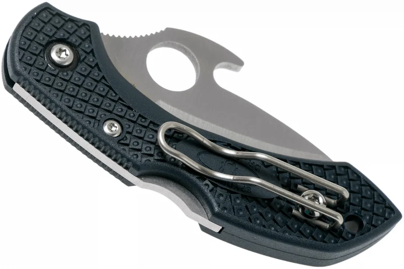 Couteau pliant Spyderco DragonFly 2 C28PGYW2 manche en nylon/fibre de verre 8,5cm