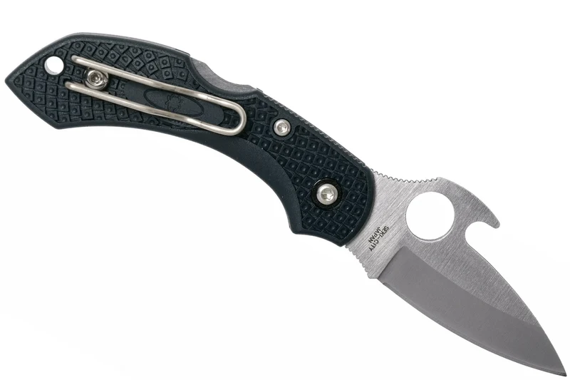 Couteau pliant Spyderco DragonFly 2 C28PGYW2 manche en nylon/fibre de verre 8,5cm