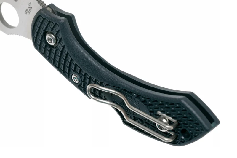 Couteau pliant Spyderco DragonFly 2 C28PGYW2 manche en nylon/fibre de verre 8,5cm