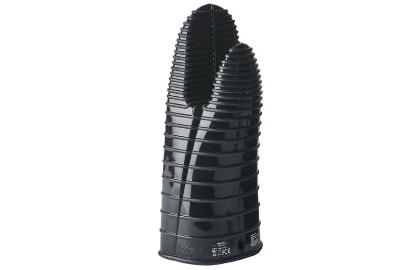 Gant de cuisine Mastrad Orka Flex XXL en silicone noir à rainures