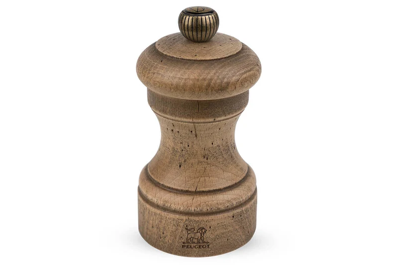 Moulin à poivre manuel Peugeot Bistro Specials Antique 10cm en hêtre patiné