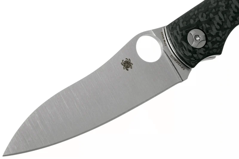 Couteau pliant Spyderco Kapara C241CFP manche en fibre de carbone noir 11,9cm