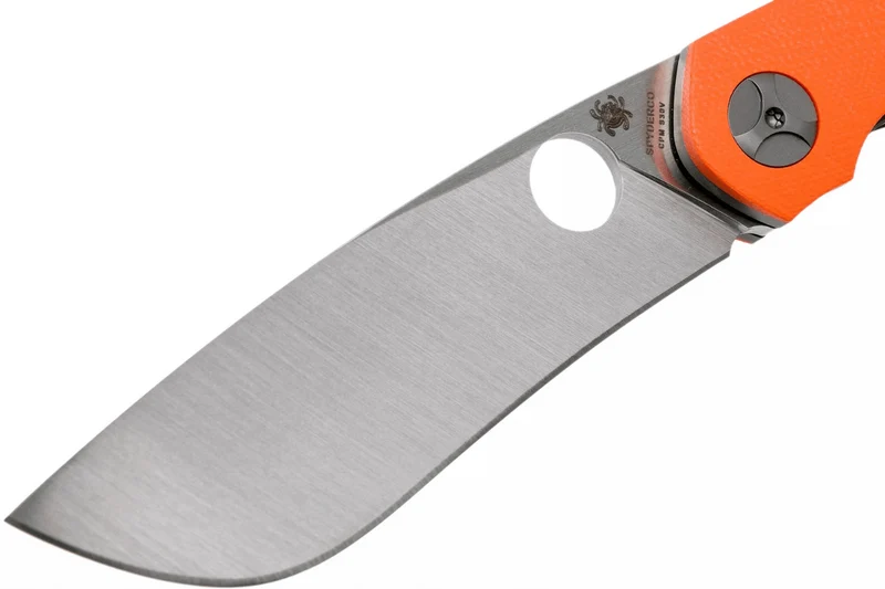 Couteau pliant Spyderco Subvert C239GPOR manche en G10/Titanium orange 13,1cm