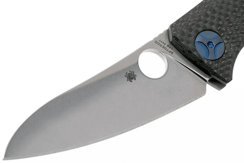 Couteau pliant Spyderco Drunken C235CFTIP manche en fibre de carbone/titane 11,7cm