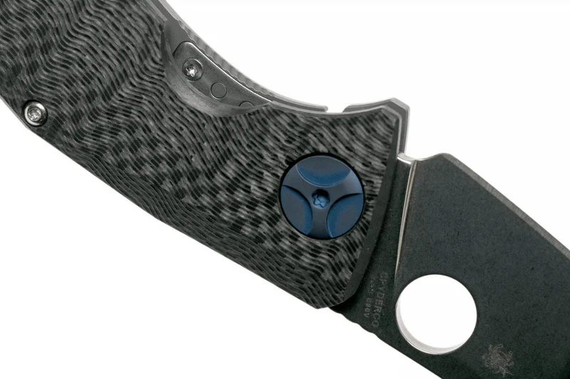 Couteau pliant Spyderco Drunken C235CFTIP manche en fibre de carbone/titane 11,7cm