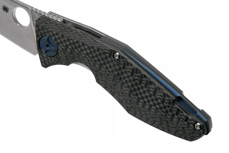 Couteau pliant Spyderco Drunken C235CFTIP manche en fibre de carbone/titane 11,7cm