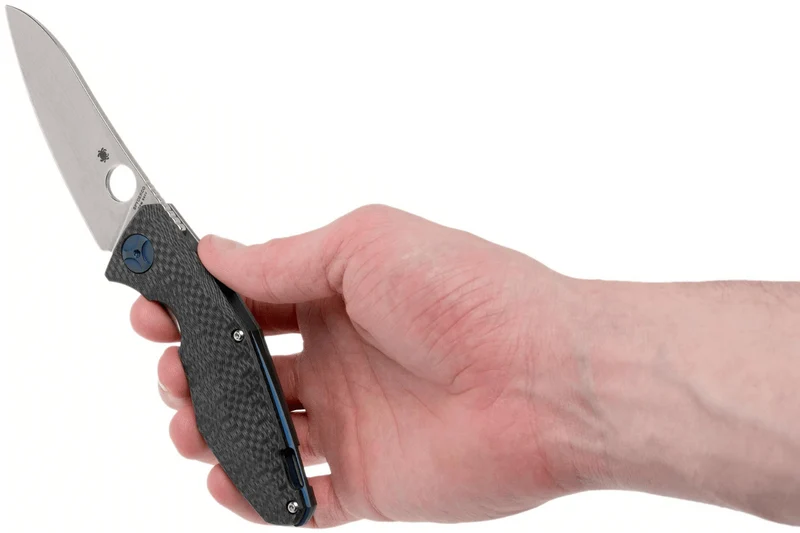 Couteau pliant Spyderco Drunken C235CFTIP manche en fibre de carbone/titane 11,7cm