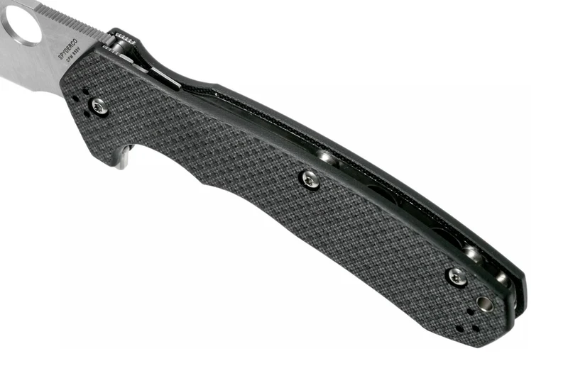 Couteau pliant Spyderco Amalgam C234CFP manche en G10/fibre de carbone noir 13cm