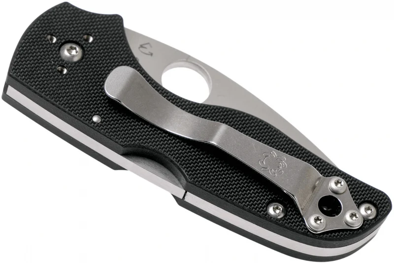 Couteau pliant Spyderco Lil'Native C230MBGP manche en G10 noir 8,9cm