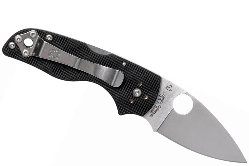 Couteau pliant Spyderco Lil'Native C230MBGP manche en G10 noir 8,9cm